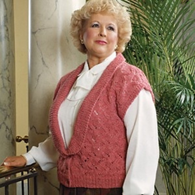 Ravelry Shawl Collar Cardigan pattern by Linda Luder