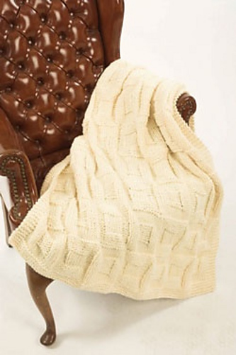 F164 Encore Worsted Reversible Afghan photo 2