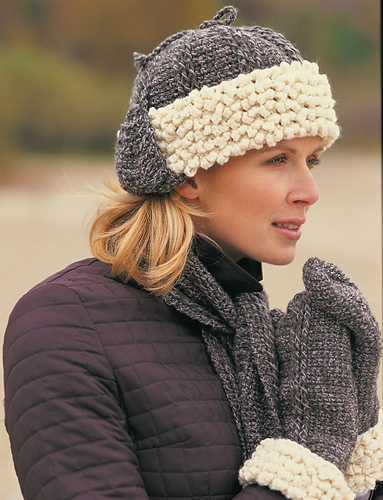Sheepskin Hat, Scarf & Mittens (Mittens) photo 1