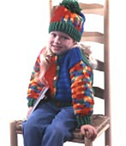 Kid's Color Blocks Hat & Sweater photo 1