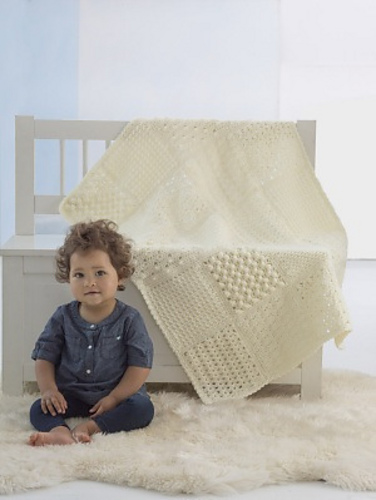 Heirloom Sampler Baby Afghan photo 1