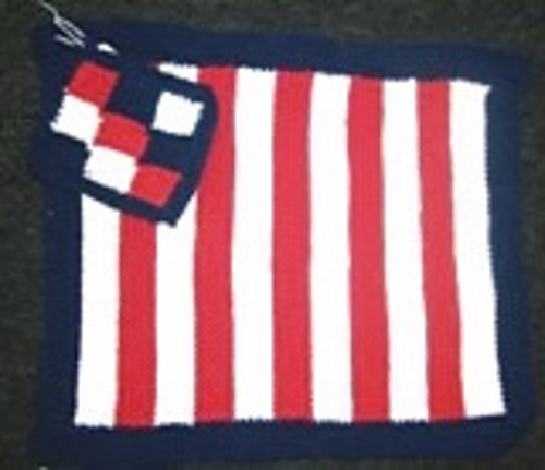 Patriotic Placemat Set (knit placemat) photo 1