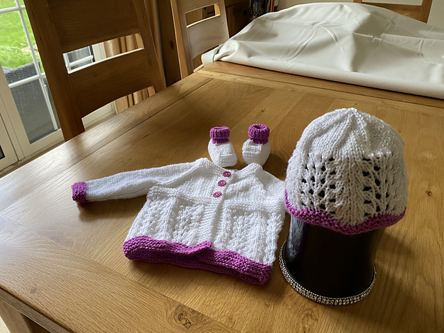 wave of light baby cardigan
