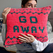 Go Away Pillow pattern 