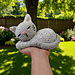 Mimi Snooze Sleeping Cat pattern 
