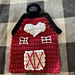 Red Barn Pot Holder pattern 