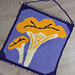 Chanterelle Mushroom Tapestry pattern