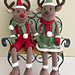 Robbie and Rosie the reindeer pattern 