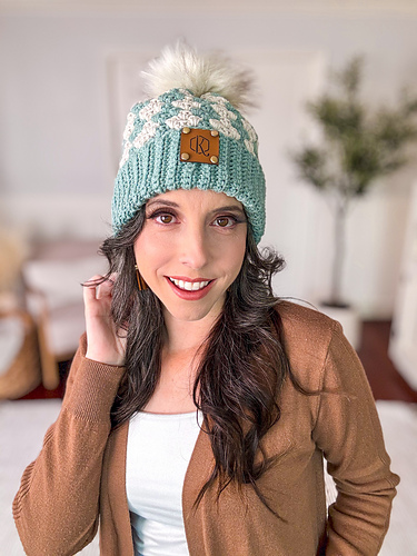 Diamond Granny Stitch Crochet Hat photo 12