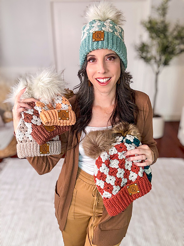 Diamond Granny Stitch Crochet Hat photo 10