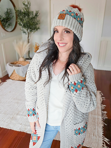 Gemstone Hues Crochet Beanie photo 8
