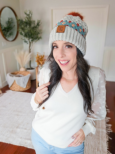 Gemstone Hues Crochet Beanie photo 9