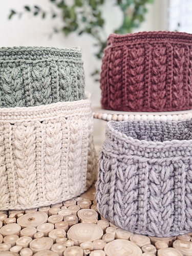 Wheat Stitch™ Nesting Baskets