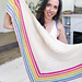 Wheat Stitch Triangle Shawl pattern 