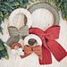 Wheat Stitch™ Wreaths pattern