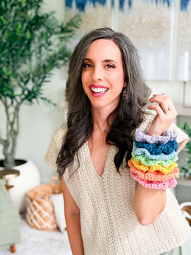 Double Bloom Scrunchie