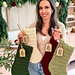 Petal Loop Stitch Stocking pattern 