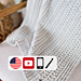 Braided Wheat Stitch™ Crochet Blanket pattern 