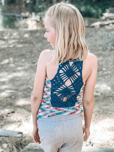 Barnas Lacy Lotus Tank Top - Danielle Layman
