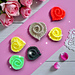 Swirly Rose Heart Valentines pattern