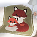 Baby and Mama Fox Blanket pattern 