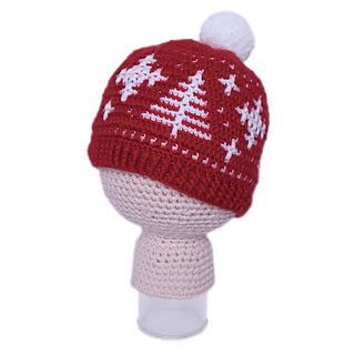 Mosaic Snowy Forest Hat Child Size