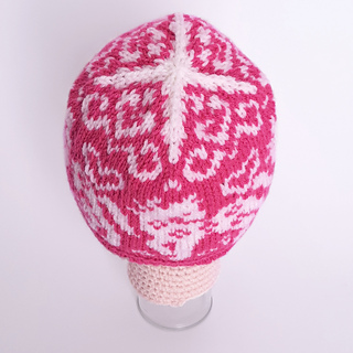 Prancing Ponies Medium Hat with Picot Cuff