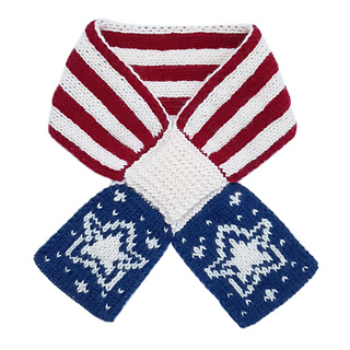 Stars and Stripes Ascot Worsted Version in Lion Brand Wool Ease