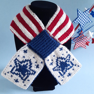 Stars and Stripes Ascot Reverse Side