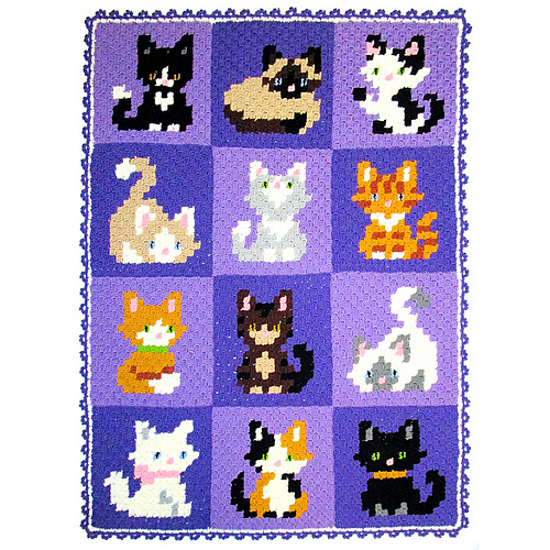 Ravelry Kitty Corner pattern by Cherie Marie Leck