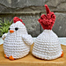Hen Flip the Bird pattern