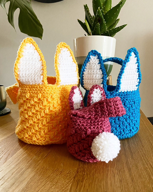 Ravelry Easter Egg hunt basket pattern by Catherine Neil