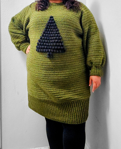 Ravelry: Christmas Tree Jumper - Adult pattern by Catherine Neil
