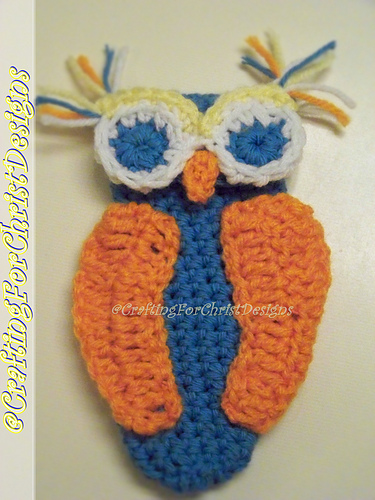 B's Owl Crochet Hook Holder photo 2