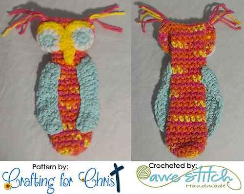 B's Owl Crochet Hook Holder photo 4