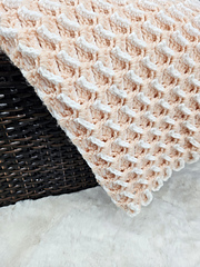 Textured Ribbon Candy Blanket crochet pattern