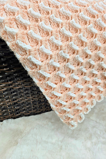 Textured Ribbon Candy Blanket crochet pattern