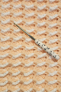 Textured Ribbon Candy Blanket crochet pattern