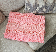 Diamond Puff Blanket crochet pattern