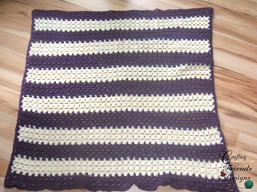 Ravelry: Plum Ribbon Afghan pattern by Kate Wagstaff