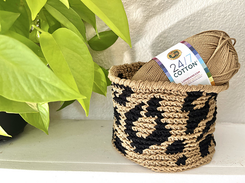 Luxe Leopard Basket - Kelsie Weeks