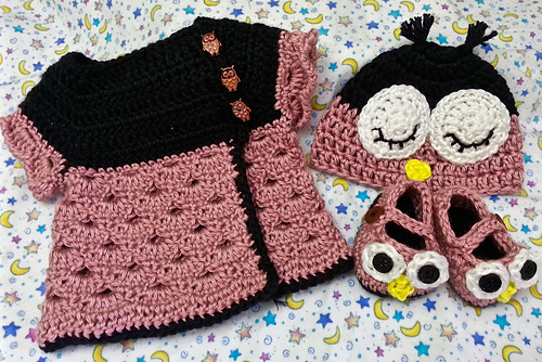 Baby Owl Booties photo 4