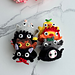 Flipping Ghibli coasters pattern
