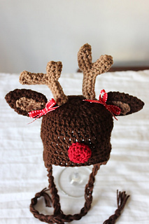 Ravelry: Baby Rudolph hat pattern by Cozy Critter Patterns