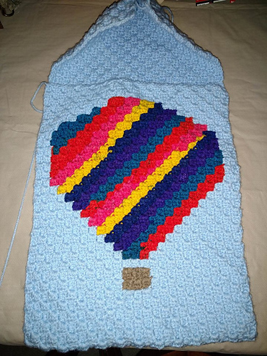 Rainbow Balloon Baby Cocoon photo 2