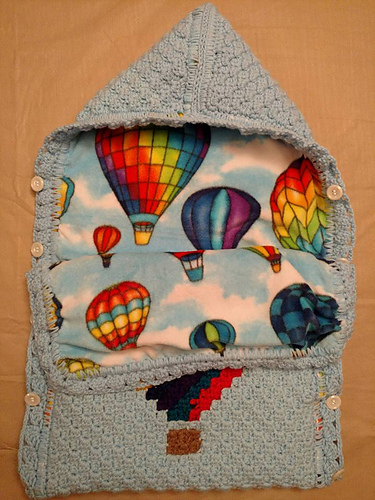 Rainbow Balloon Baby Cocoon photo 3