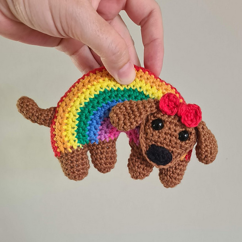 Bag Tag Rainbow Smooch Pooch