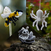 Tiny Trio Set 6: Honey Bee, Roly Poly, Spider pattern