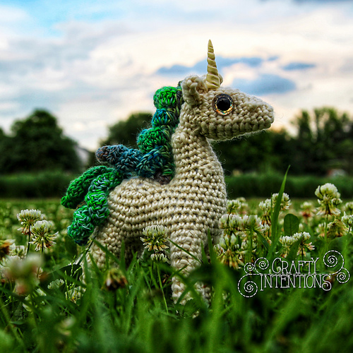 Standing Baby Unicorn Pegasus