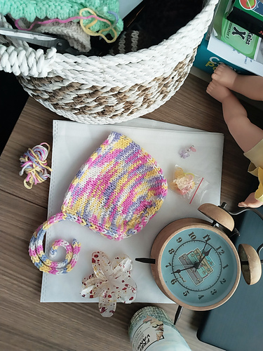Rainbow Baby Bonnet